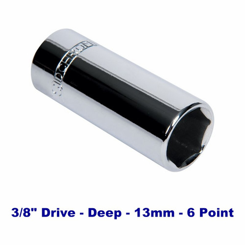 Sidchrome SCMT13243 - Socket Deep 3/8" Drive 13mm 6-Point